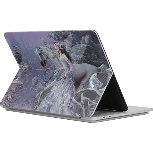 Fairy with Horse in Snow by Nene Thomas Surface Laptop Studio Skin